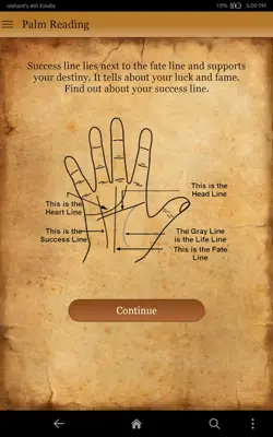 Palm Reading android App screenshot 0