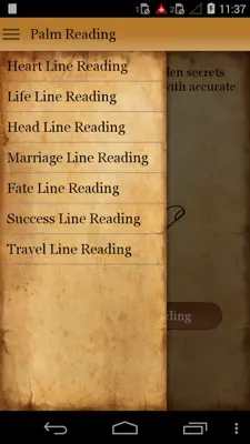 Palm Reading android App screenshot 7